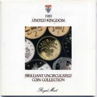 (1989, 7 монет) Набор монет Великобритания 1989 год    Буклет